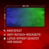 Splash Blue Green 6x3