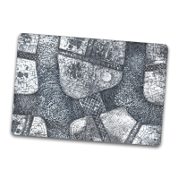 Winter Cobblestone City 44"x30"