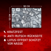 Winter Cobblestone City 6x4