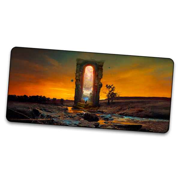 Doorway Wolf - Gamer Mousepad