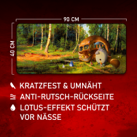 Catbus and Friends - Gamer Mousepad