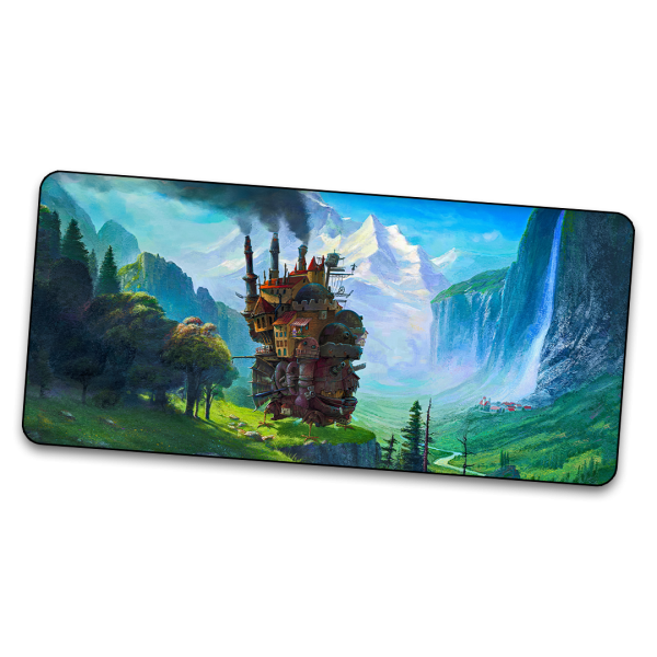 Wandering castle - Gamer Mousepad