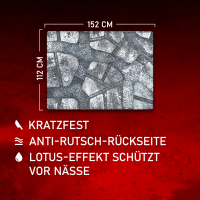 Winter Cobblestone City 44"x60"