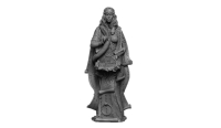 Tin statue Hesinde mistress of the six arts