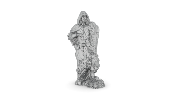 Zinnstatue Phex Gott der Diebe