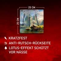 Luna swords - Mousepad