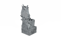 Resin statue Praios God of Kings
