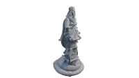 Resin statue Hesinde mistress of the six arts