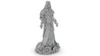 Zinnstatue Der König in Gelb