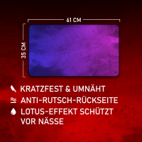 TCG Purple Blue Splash umnäht