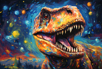 Canvas Jurassic Goch 90x60 cm