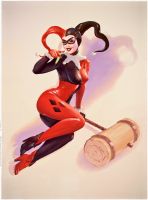 Canvas Harley Quinn 50x70 cm