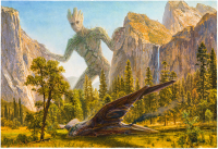 Canvas Megagroot 90x60 cm