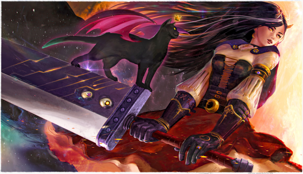 Leinwand Buster Luna 90x50 cm