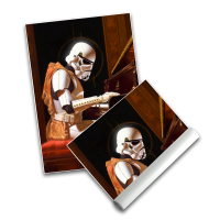Stormtrooper Piano - Poster A2