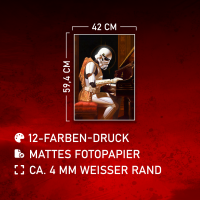 Stormtrooper Piano - Poster A2