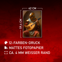 Mandalorian Mandoline - Poster A2