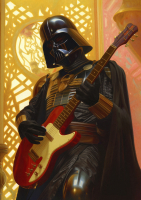 Vader Guitar - Poster A2