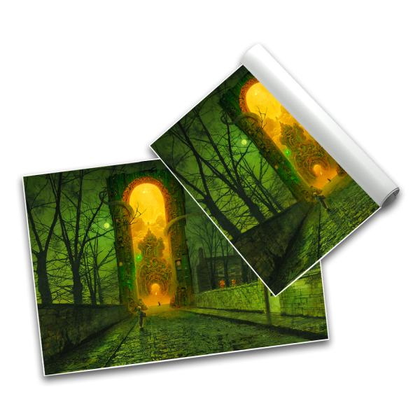 Doorway Cat - Poster A2