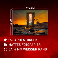 Doorway Wolf - Poster A2