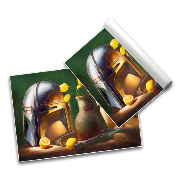 Mandalorianer helmet - Poster A2