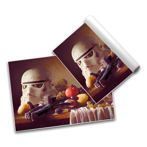 Stormtrooper helmet - Poster A2