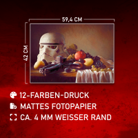 Stormtrooper helmet - Poster A2