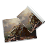 Wolf and Dragon - Poster A2