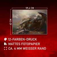 Wolf and Dragon - Poster A2