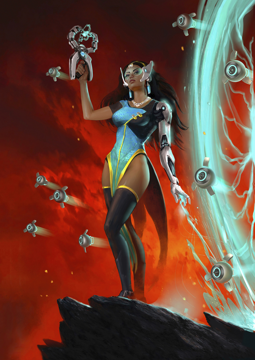 Symmetra - Poster A2 portrait by Kraken