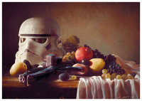 Stormtrooper Helm - Poster A3