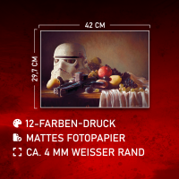 Stormtrooper helmet - Poster A3