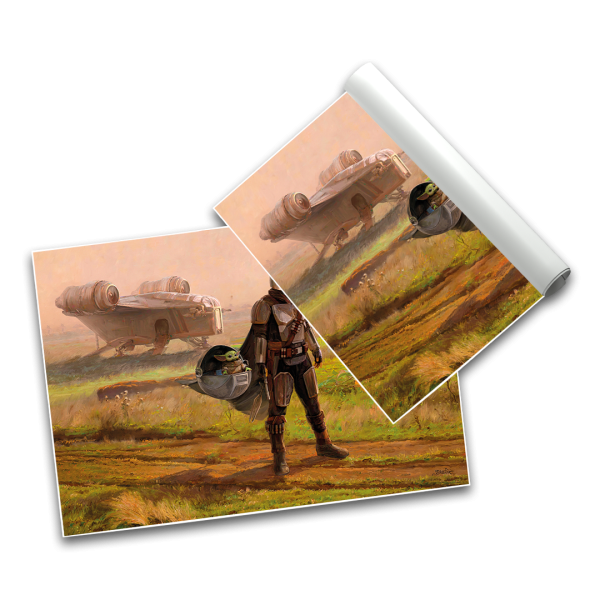 Mandalorianer Landschaft - Poster A3