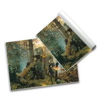 Robots in a Forest - Poster A3