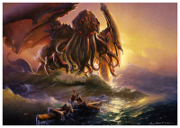 Cthulhu and the Ninth Wave - Poster A3