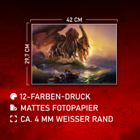 Cthulhu and the Ninth Wave - Poster A3