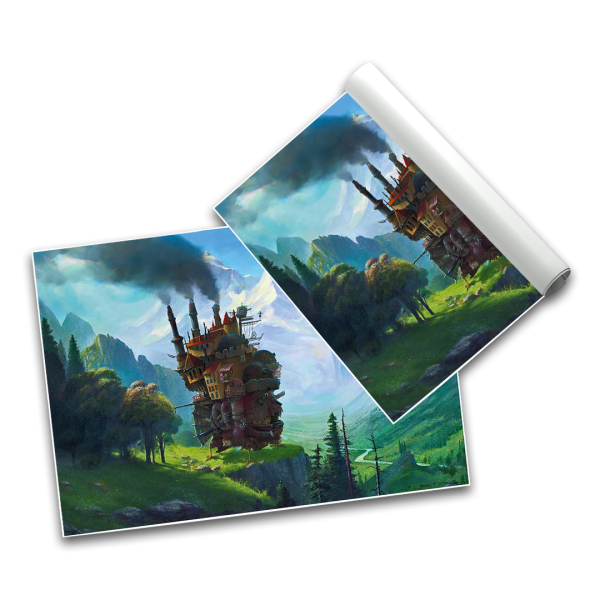 Wandelndes Schloss - Poster A3