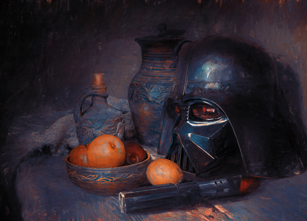 Vader helmet - postcard