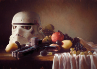 Stormtrooper Helm - Postkarte