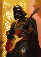 Vader Guitar - Postkarte