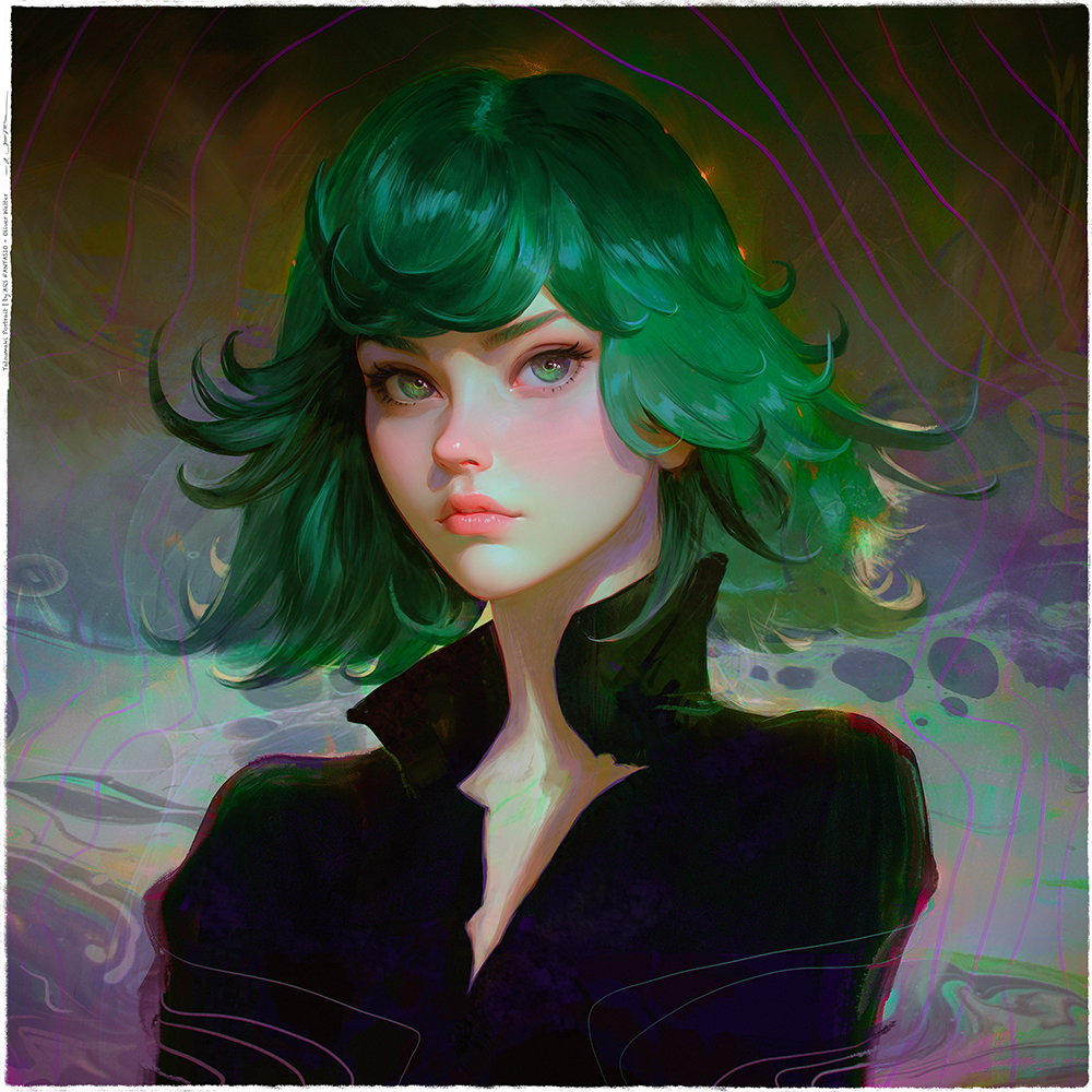 Canvas Tatsumaki 50x50 cm by Kraken