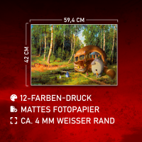 Catbus and Friends - Poster A2