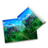 Zelda landscape - Poster A2