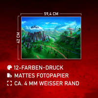 Zelda landscape - Poster A2