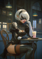 2B Diner - Poster A2