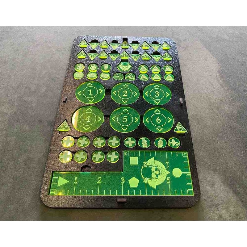 Kill Team Token Board Grün neu made by Kraken