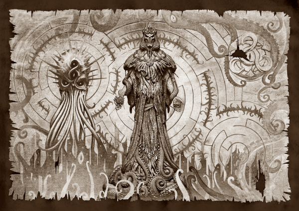 Hastur Sepia - Poster A3