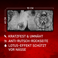 Devil Scroll Grau - Gamer Mousepad
