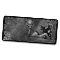 Succubus Scroll Grau - Gamer Mousepad