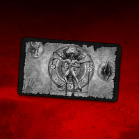 TCG Devil Scroll Grey stitched